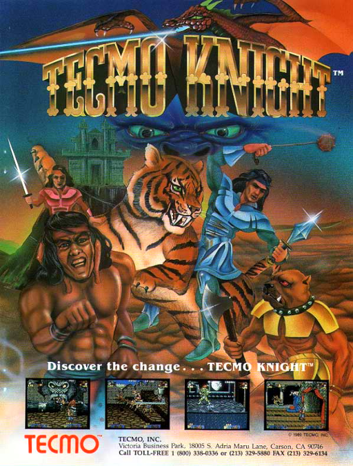 Tecmo Knight Game Cover
